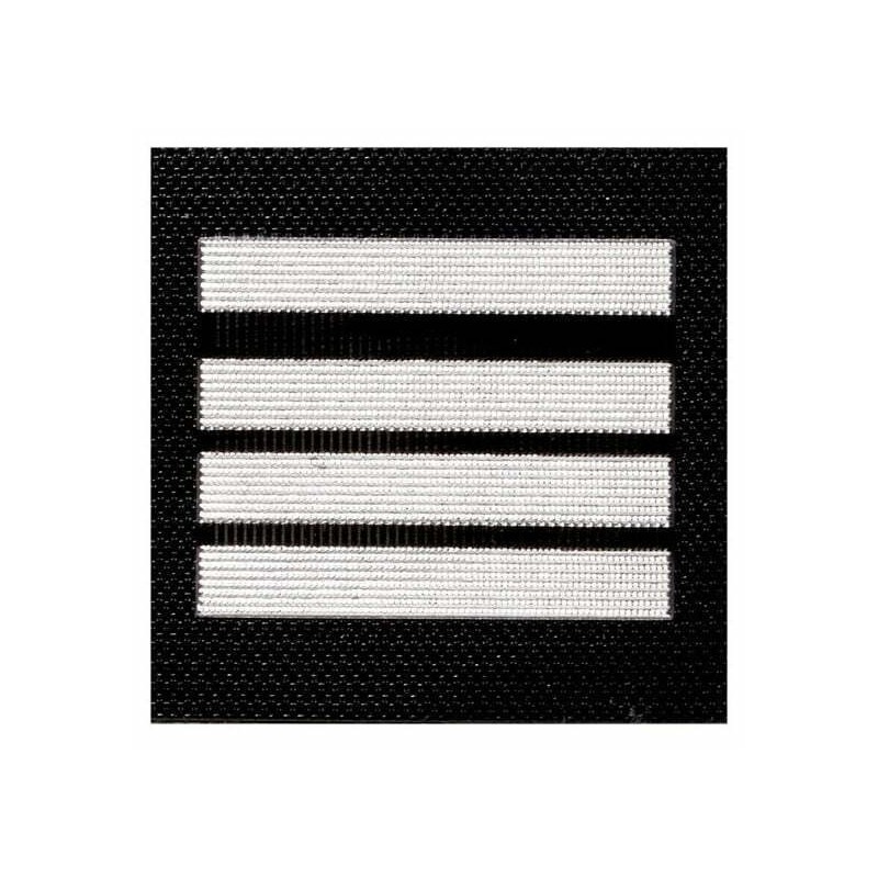 Grade de poitrine tissu Commandant (blanc 3 liserés noir)  GRADES ET FOURREAUX à 2,70 €