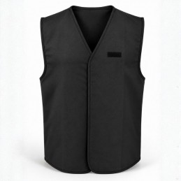 Gilet noir SÉCURITÉ PRIVÉE avec velcro NUB  GILETS à 9,90 €