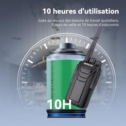 Pack de 6 RT27 Retevis PMR446 et chargeur 6  TALKIES WALKIES à 230,00 €