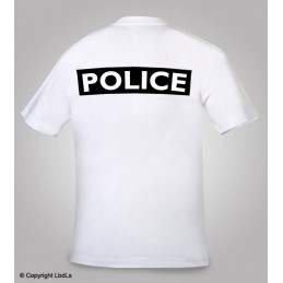 Tee shirt siglé POLICE rectangle  TEXTILES ET ACCESSOIRES à 10,03 €