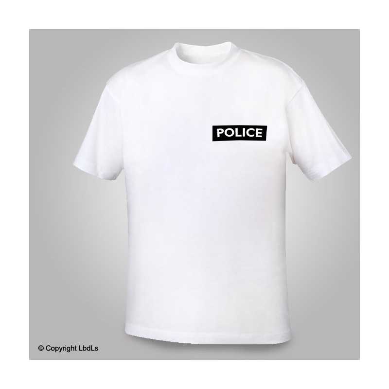 Tee shirt siglé POLICE rectangle  TEXTILES ET ACCESSOIRES à 10,03 €