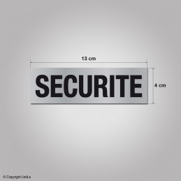 Bandeau SECURITE 13 x 4 cm  BANDEAUX, ÉCUSSONS ET PATCHS à 3,50 €