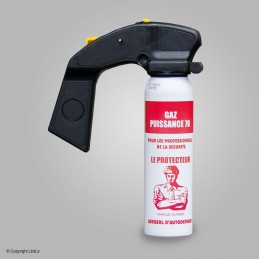 Bombe lacrymogène Le Protecteur gaz CS 100 ml avec poignée  ACCUEIL à 25,50 €