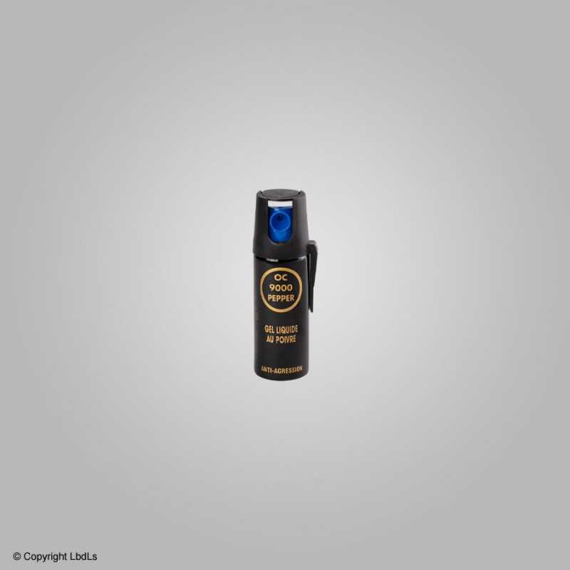 Bombe lacrymogène OC9000 gel poivre 50 ml  ACCUEIL à 7,50 €
