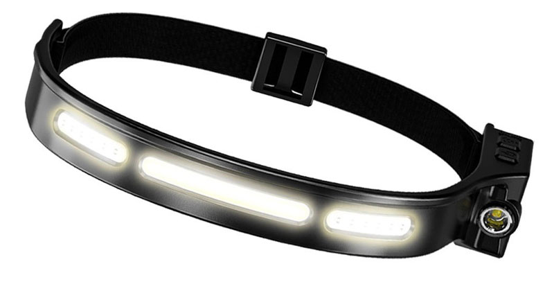 Nextorch Lampe frontale LED rotative avec clip amovible et pile
